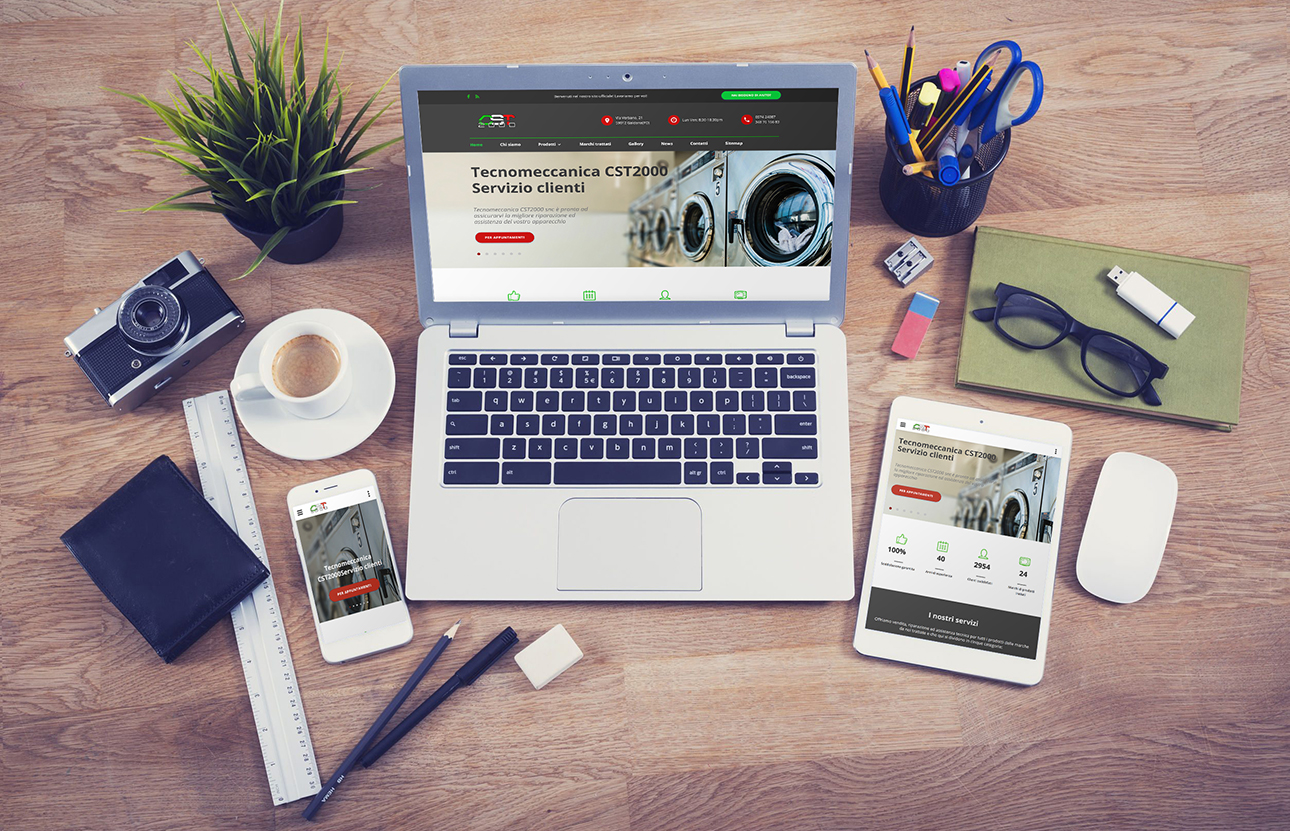 Web design e web develop tecnomeccanica CST2000 - progettazione e sviluppo di un sito web a layout responsive