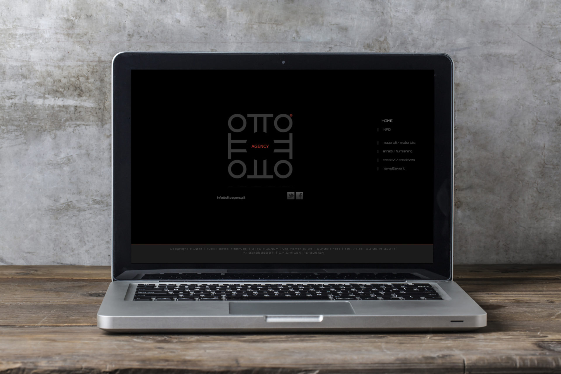 Web design e web develop Otto Agency - progettazione e sviluppo di un sito web a layout statico