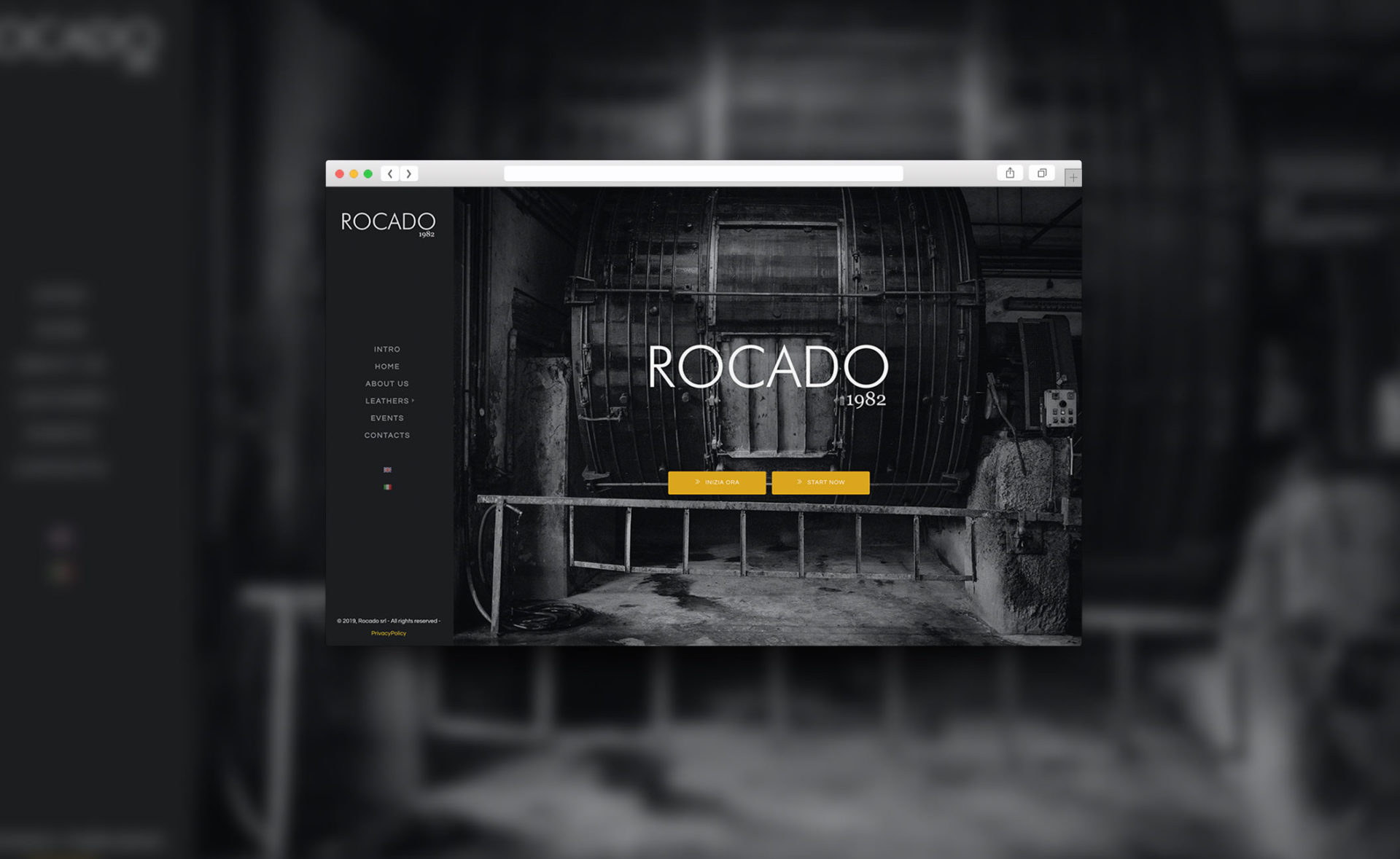 Web design e web develop Rocado.it home